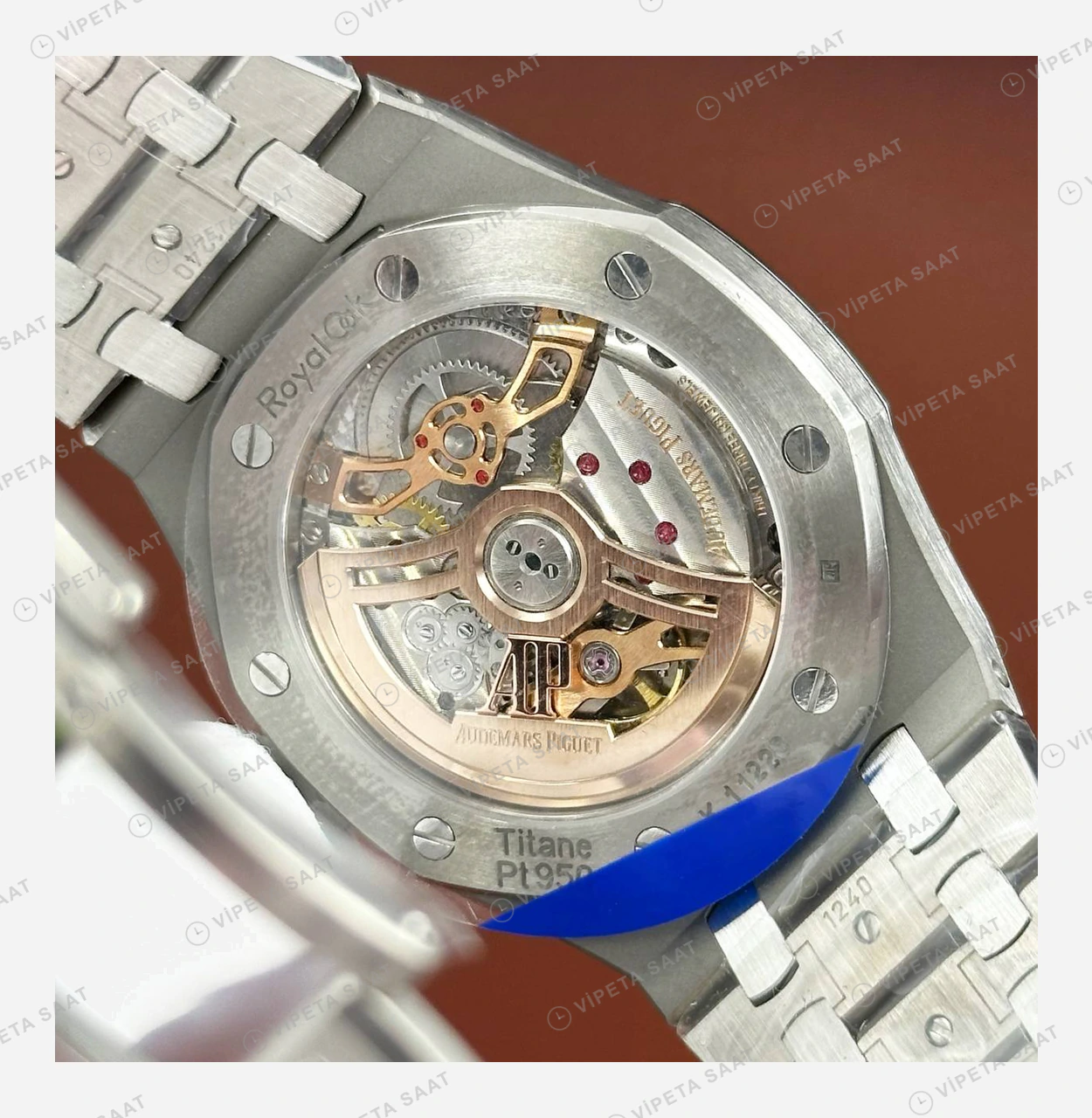 Audemars Piguet Royal Oak Offshore Kırmızı Kadran Çelik Dalgıç Super Clone ETA Eta Saat detay 6