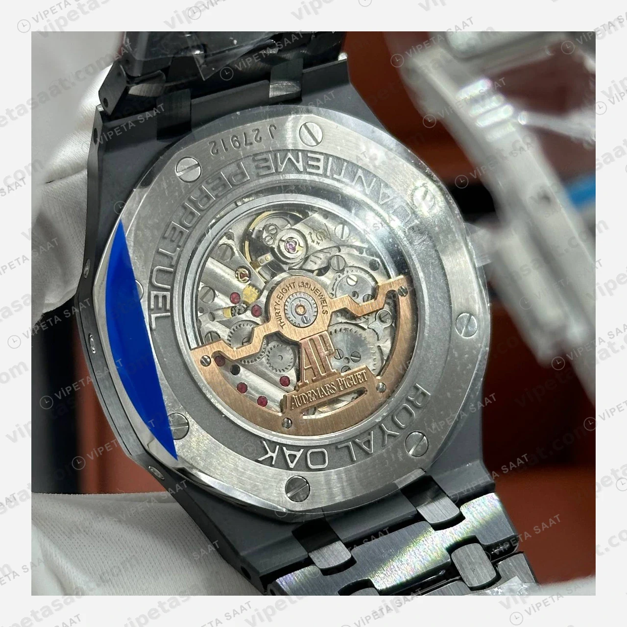 Audemars Piguet Royal Oak Offshore Skeleton Çelik Super Clone ETA Eta Saat detay 4