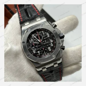 Audemars Piguet Royal Oak Offshore Skeleton Siyah Kauçuk Super Clone ETA Eta Saat detay 5