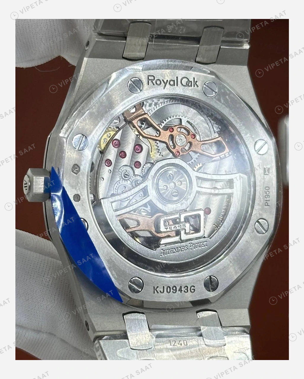 Audemars Piguet Royal Oak Offshore Yeşil Kadran Çelik Klasik Super Clone ETA Eta Saat detay 4