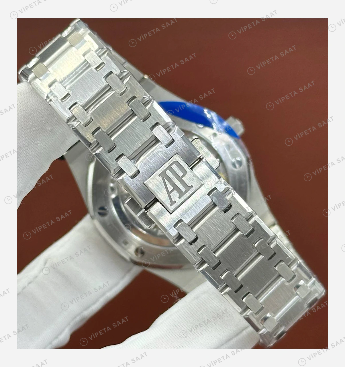Audemars Piguet Royal Oak Offshore Yeşil Kadran Çelik Klasik Super Clone ETA Eta Saat detay 5