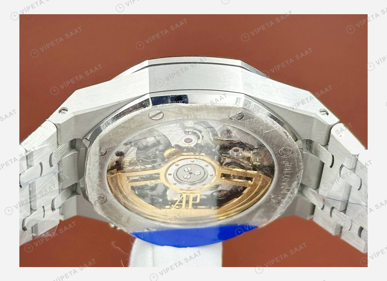 Audemars Piguet Royal Oak Offshore Yeşil Kronograf Çelik Bileklik Super Clone ETA Eta Saat detay 4