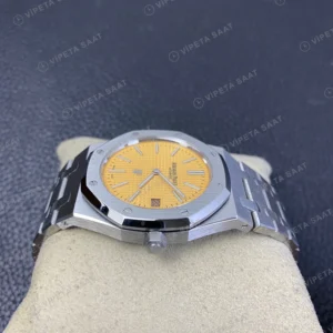 Audemars Piguet Royal Oak Sari Kadran Celik Kordon Super Clone Eta Saat görünüm 1