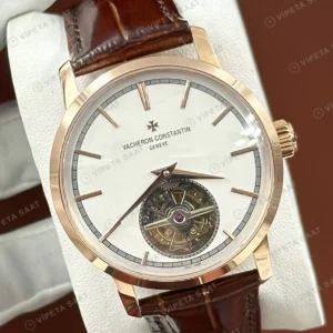 Blancpain Villeret Rose Tourbillon Kadran Deri Super Clone ETA Saat detay 6
