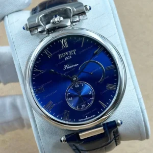 Bovet Fleurier Mavi Kadran Deri Super Clone ETA Saat detay 4
