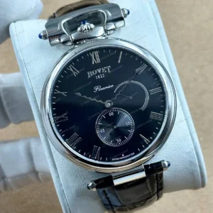 Bovet Fleurier Siyah Kadran Deri Super Clone ETA Saat detay 4