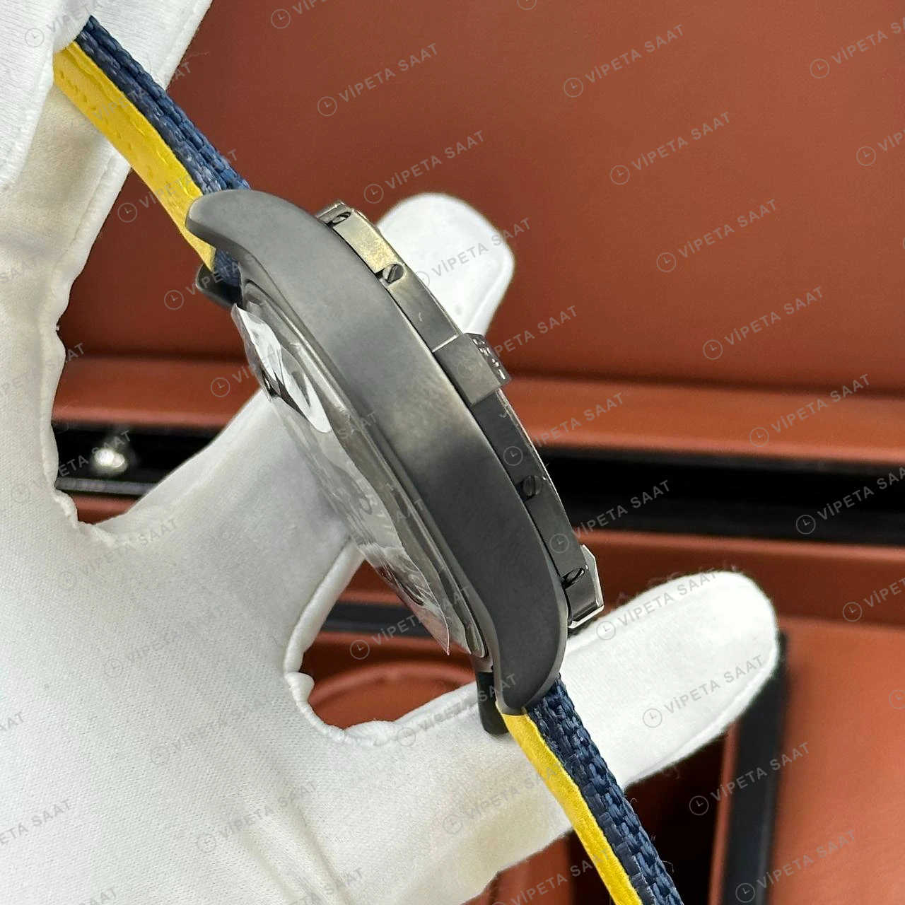 Breitling Avenger Mavi Kronograf Nato Super Clone ETA Eta Saat detay 3