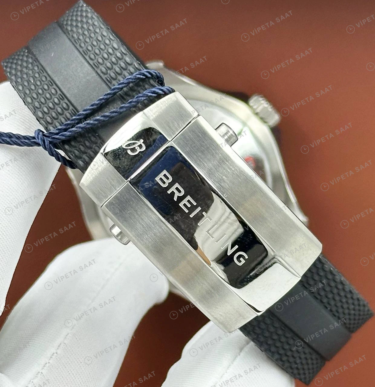 Breitling Endurance Pro 44 mm Sarı Kronograf Kauçuk X82310A71B1S2 Super Clone ETA Eta Saat detay 5