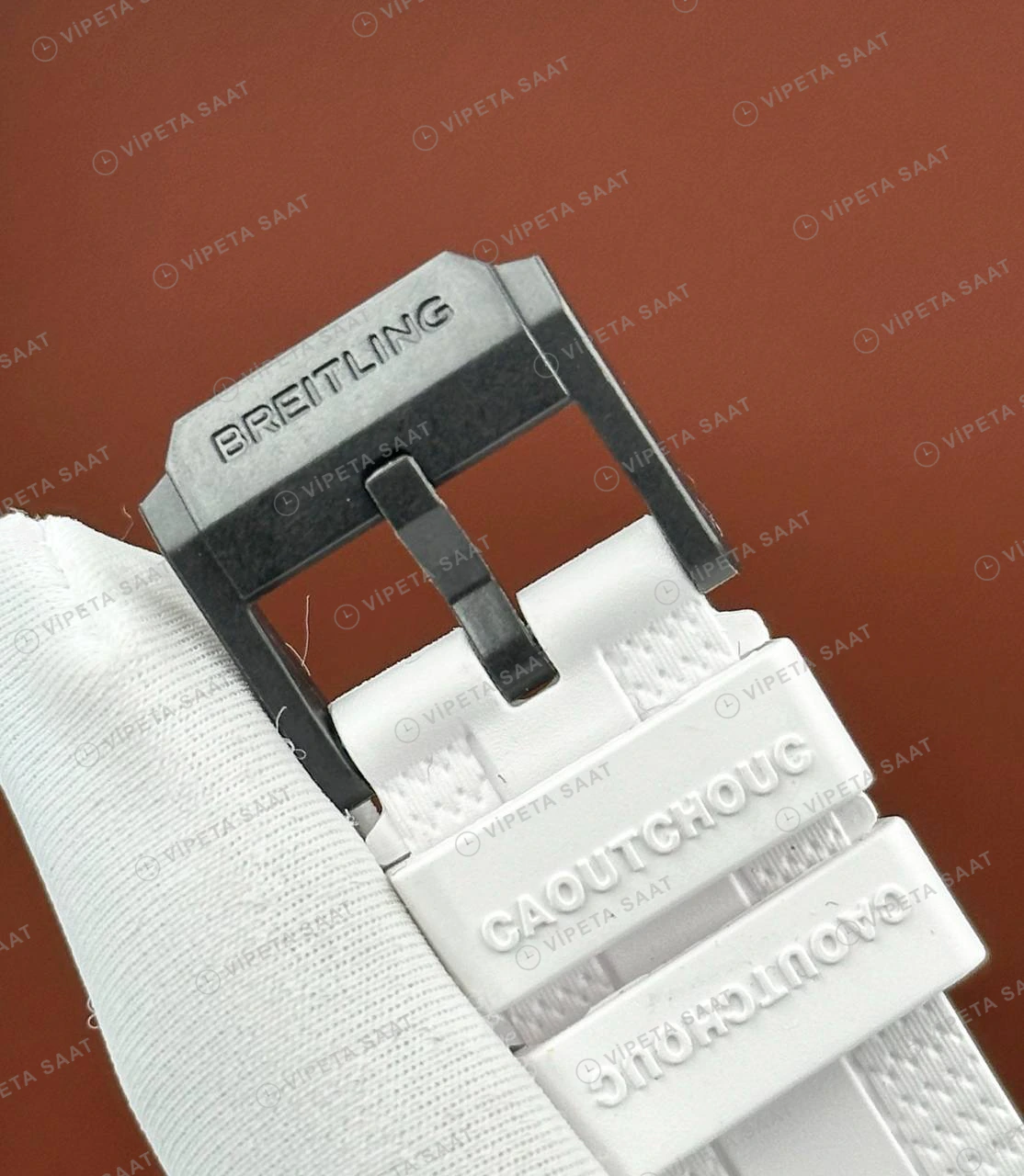 Breitling Endurance Pro 44 mm Siyah Kronograf Beyaz Kauçuk X82310A51B1S1 Super Clone ETA Eta Saat detay 3