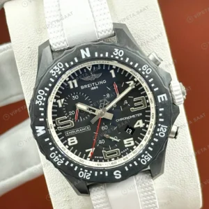 Breitling Endurance Pro 44 mm Siyah Kronograf Beyaz Kauçuk X82310A51B1S1 Super Clone ETA Eta Saat detay 6
