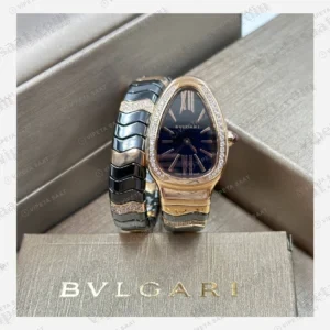 Bulgari Serpenti Siyah Seramik Kadran Super Clone ETA Eta Saat detay 3