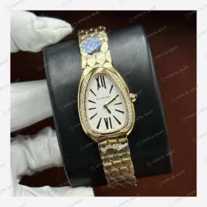 Bulgari Serpenti Tubogas Altın Oval Kadran Super Clone ETA Eta Saat detay 6