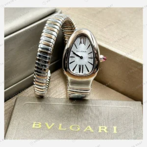 Bulgari Serpenti Tubogas Çelik Siyah Kadran Super Clone ETA Eta Saat detay 4