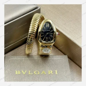 Bulgari Serpenti Tubogas Çift Renk Siyah Kadran Gece Super Clone ETA Eta Saat yan görünüm