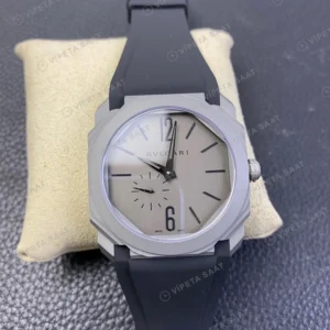 Bvlgari Octo Finissimo Gumus Kadran Kaucuk Kordon Super Clone Eta Eta Saat detay 4