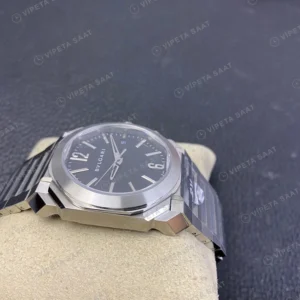 Bvlgari Octo Siyah Kadran Celik Kordon Super Clone Eta Saat görünüm 1