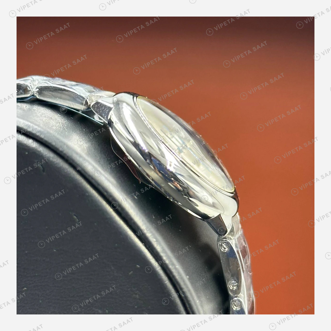 Cartier Ballon Bleu Beyaz Kadran Çelik Super Clone ETA Eta Saat detay 4