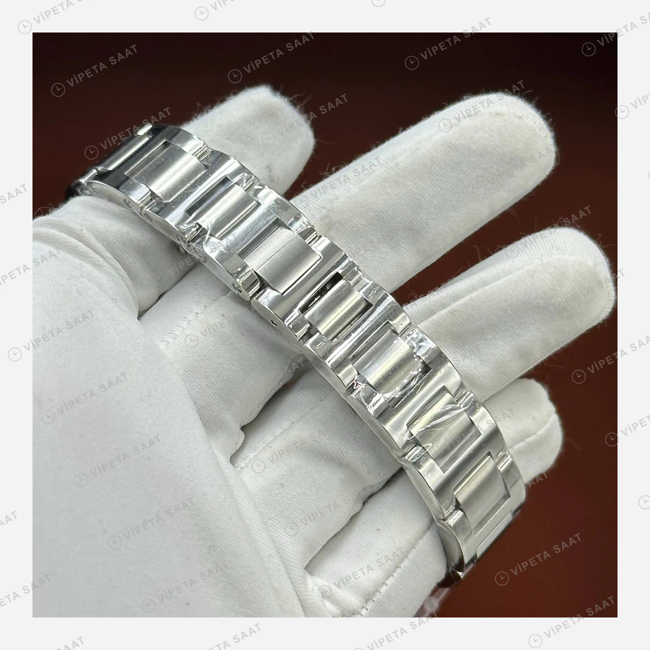 Cartier Ballon Bleu Beyaz Kadran Çelik Super Clone ETA Eta Saat detay 5