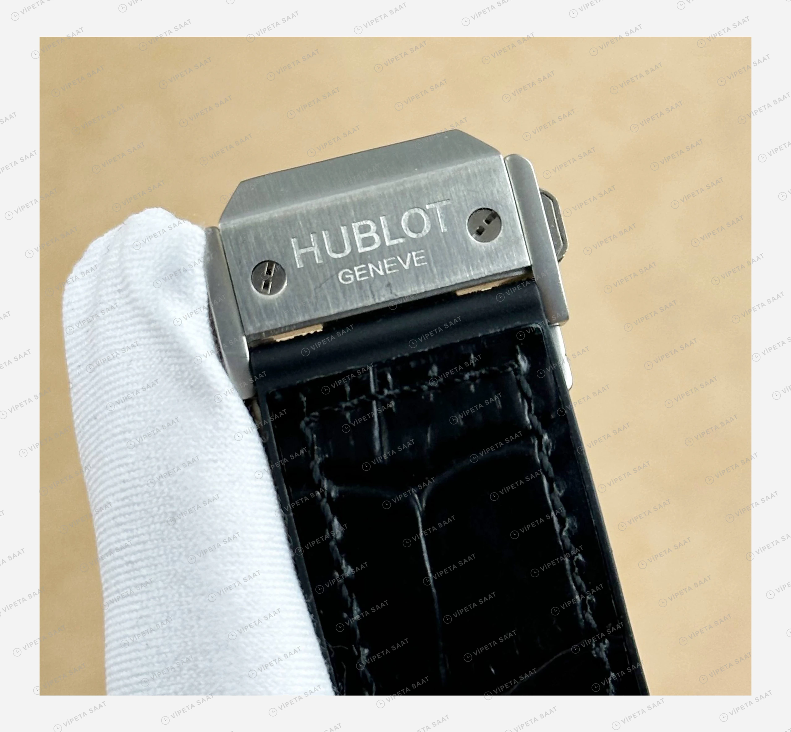 Hublot Big Bang Gümüş Pave Tourbillon Elmas Taşlı Super Clone ETA Eta Saat detay 4
