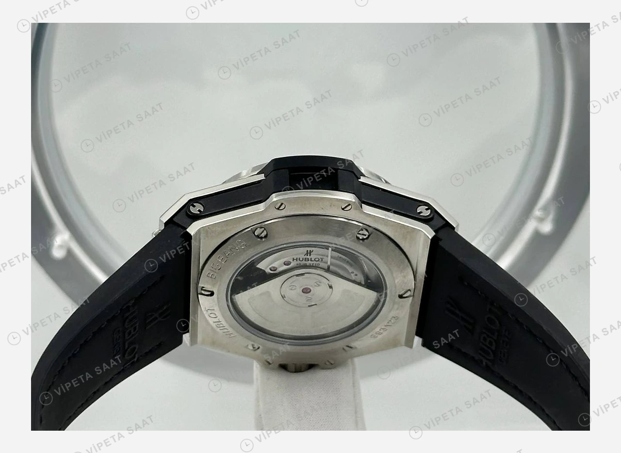 Hublot Big Bang Mavi Kordon Kutu Display Super Clone ETA Eta Saat detay 3
