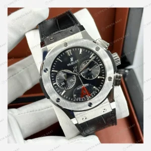 Hublot Big Bang Siyah Kronograf Çelik Bileklik Super Clone ETA Eta Saat detay 6