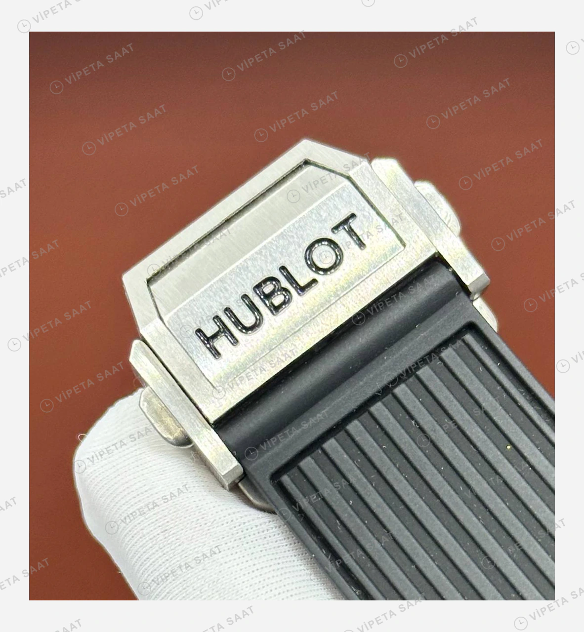 Hublot Big Bang Siyah Tourbillon Elmas Taşlı Kronograf Super Clone ETA Eta Saat detay 6