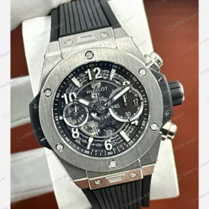 Hublot Big Bang Unico Titanyum Skeleton Kronograf Gündüz Super Clone ETA Eta Saat detay 6