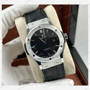 Hublot Classic Fusion Beyaz Kadran Çelik Deri Klasik Super Clone ETA Eta Saat detay 3