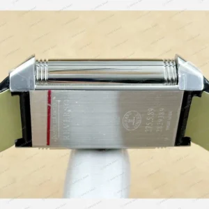Jaeger LeCoultre Reverso Mavi Kadran Deri Super Clone ETA Eta Saat karşıdan görünüm