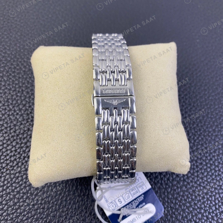 Longines Lyre Beyaz Kadran Celik Kasa Celik Kordon Super Clone Eta Eta Saat detay 8