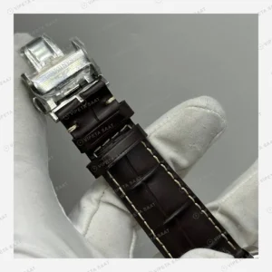 Longines Master Collection Beyaz Arabik Ay Evreli Deri Super Clone ETA Eta Saat karşıdan görünüm