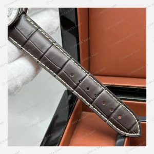 Longines Master Collection Beyaz Arabik Güç Göstergeli Deri Super Clone ETA Eta Saat karşıdan görünüm