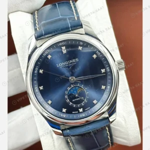 Longines Master Collection Mavi Kadran Deri Super Clone ETA Eta Saat detay 6