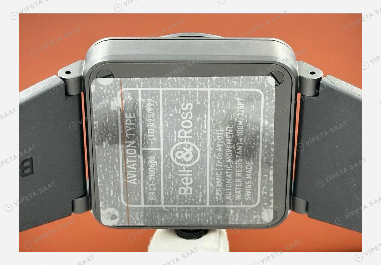 Omega KONTROL Bell Ross Olabilir Uçak Kadran Super Clone ETA Eta Saat karşıdan görünüm