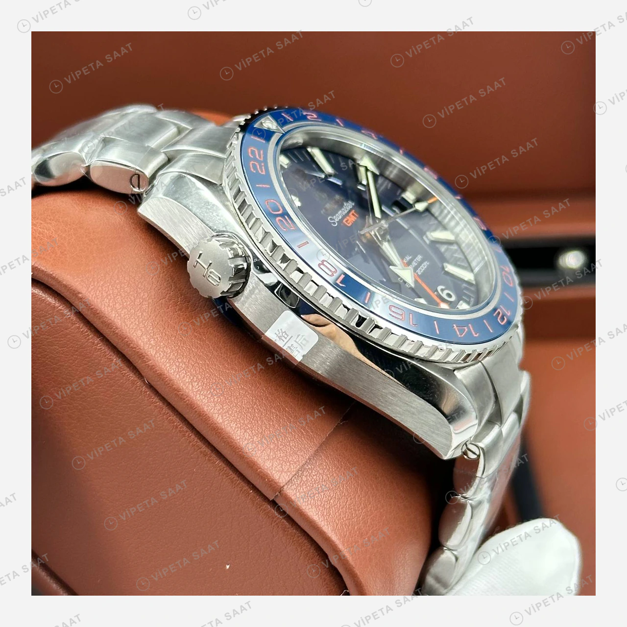 Omega Seamaster 300 Mavi-Siyah Bezel Çelik Super Clone ETA Eta Saat detay 4