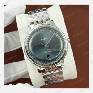 Omega Seamaster Aqua Terra Mavi Kadran Çelik Jubile Super Clone ETA Eta Saat karşıdan görünüm