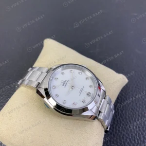 Omega Seamaster Aqua Terra Sedef Kadran Celik Kordon Super Clone Eta Saat görünüm 1