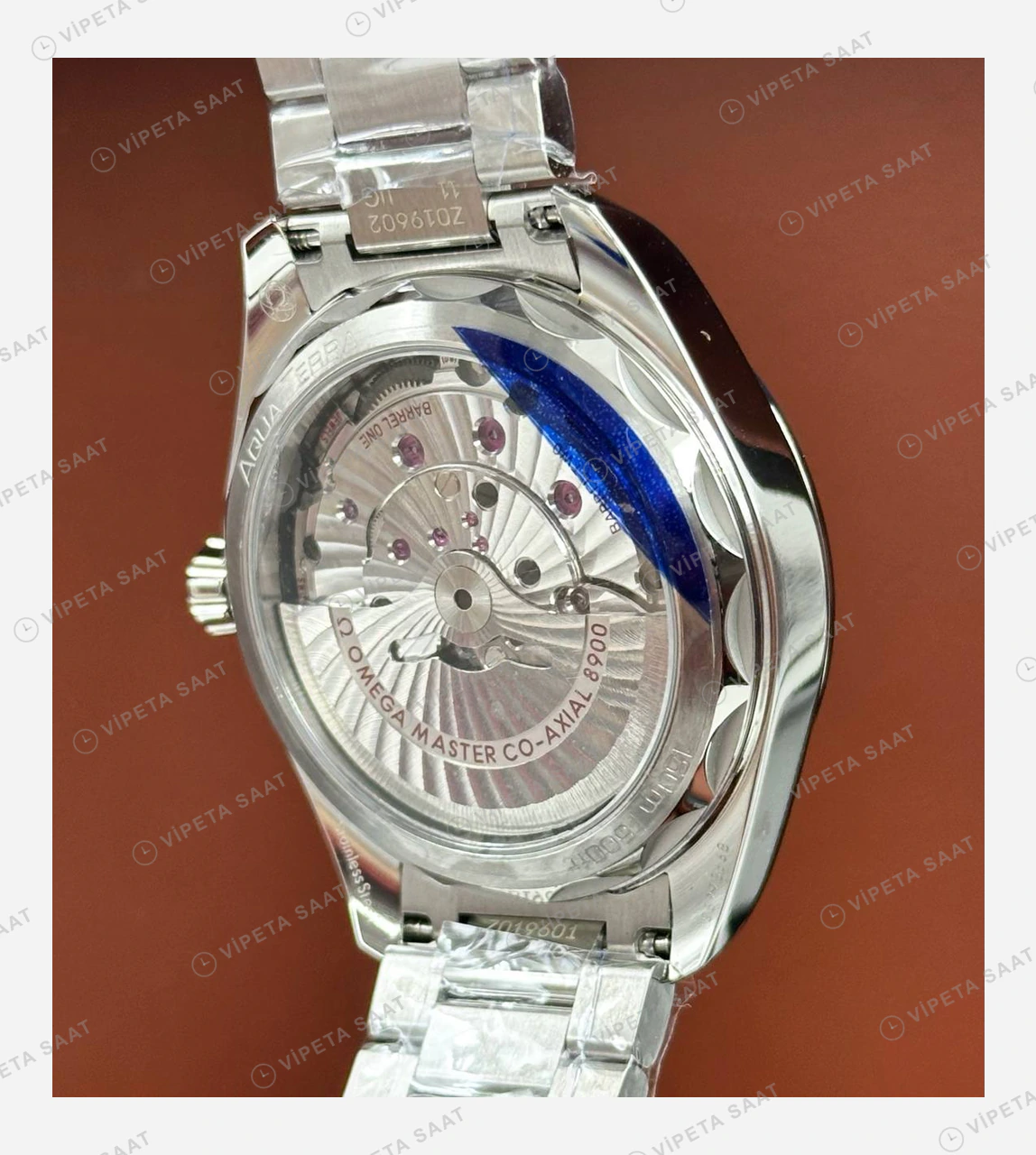Omega Seamaster Aqua Terra Turkuaz Kadran Çelik Klasik Super Clone ETA Eta Saat detay 4