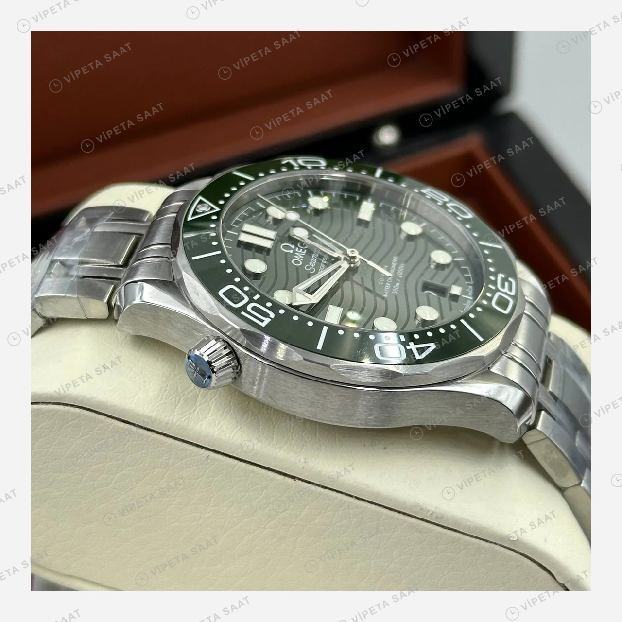 Omega Seamaster Çelik Kordon Spor Super Clone ETA Eta Saat detay 5
