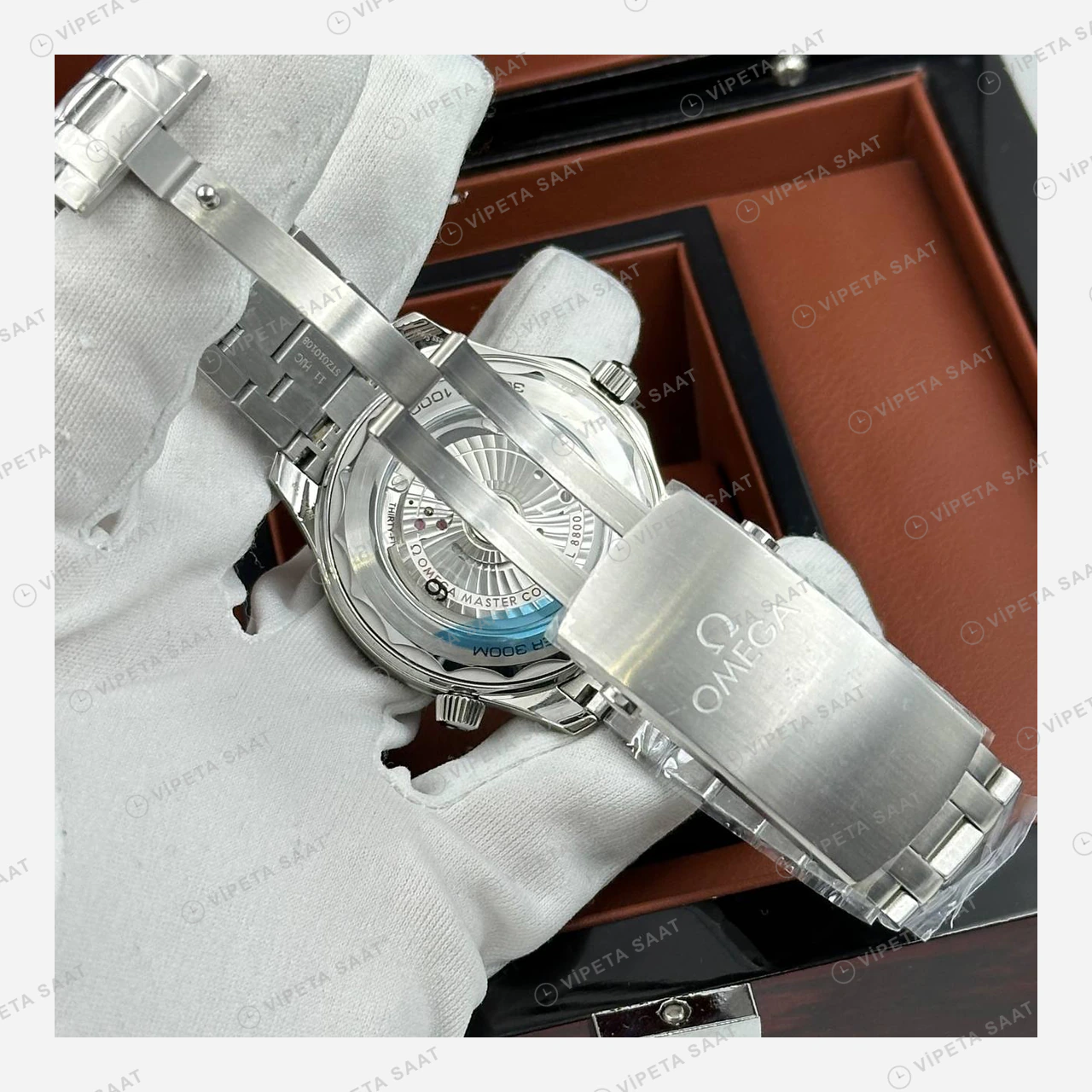 Omega Seamaster Çelik Kordon Spor Super Clone ETA Eta Saat detay 7