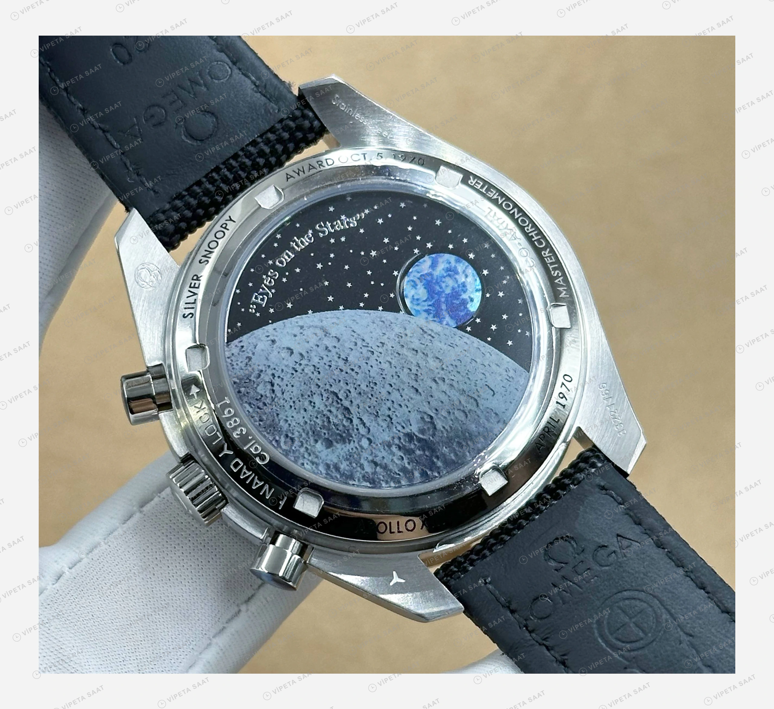 Omega Seamaster Çelik Kordon Usta Super Clone ETA Eta Saat detay 6