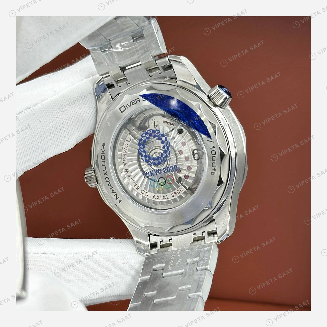 Omega Seamaster Kasa Modern Super Clone ETA Eta Saat detay 6