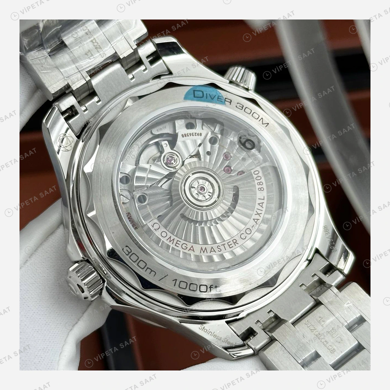 Omega Seamaster Kasa Zarif Super Clone ETA Eta Saat detay 6