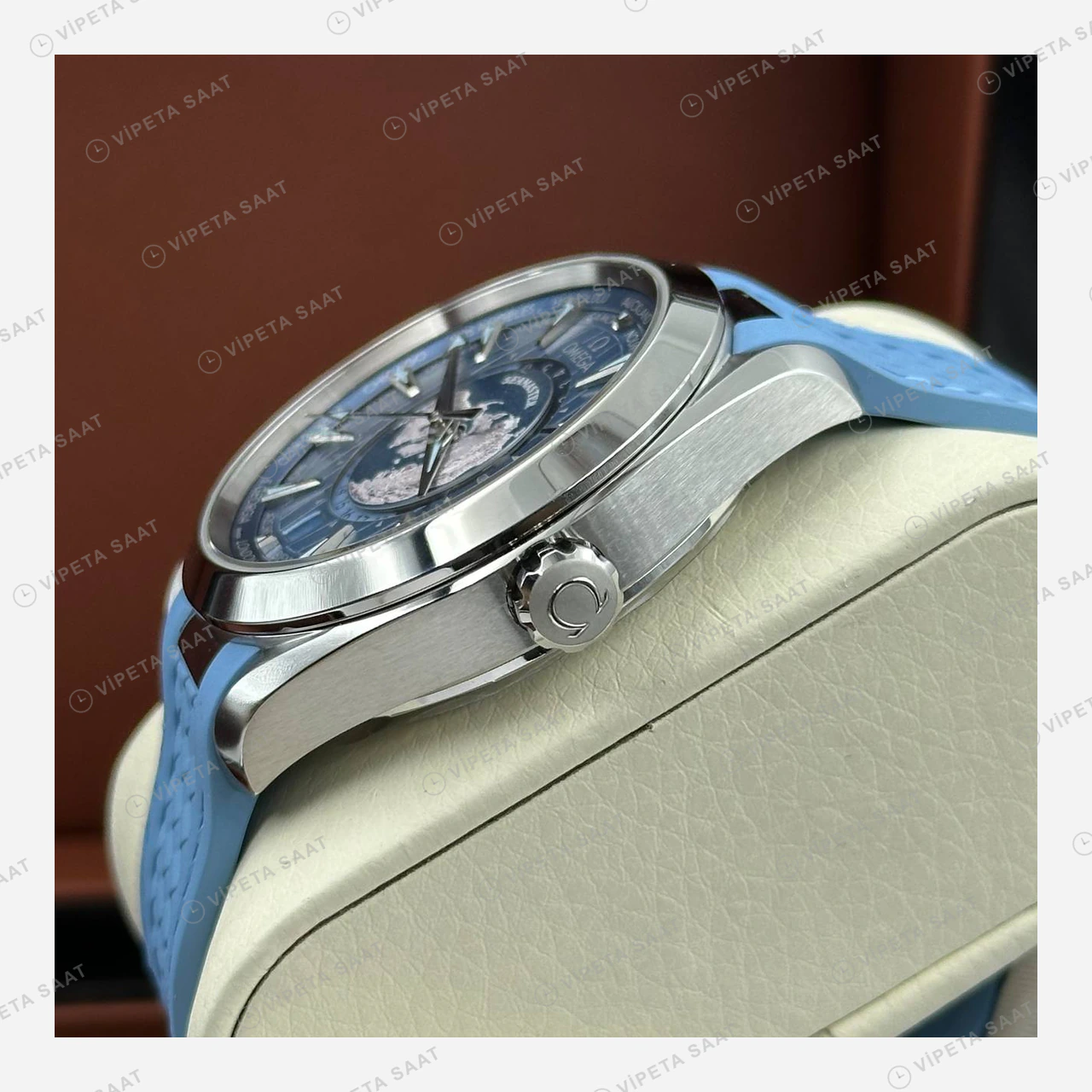 Omega Seamaster Kordon Görseli Klasik Super Clone ETA Eta Saat detay 6