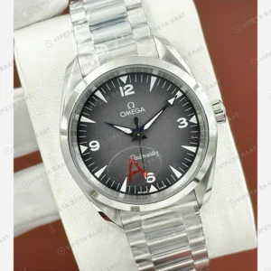 Omega Seamaster Planet Ocean Gri Kadran Çelik Super Clone ETA Eta Saat karşıdan görünüm