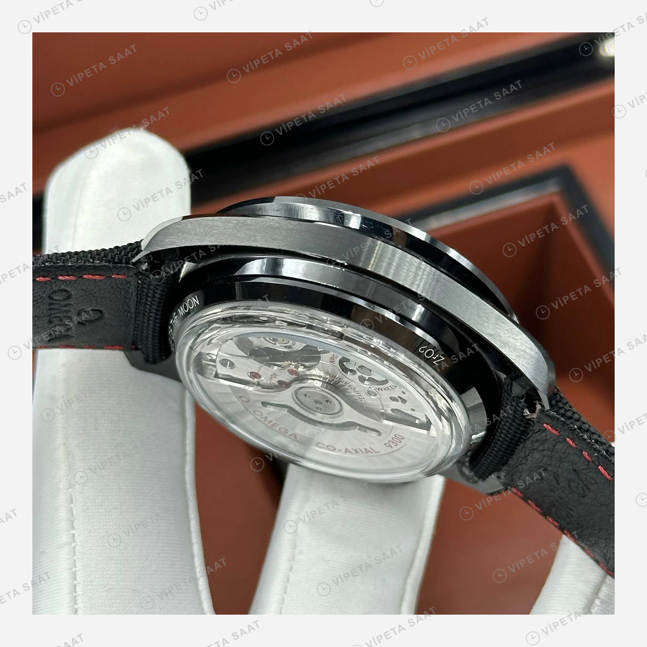 Omega Speedmaster Siyah Kadran Kordon Super Clone ETA Eta Saat detay 3