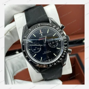 Omega Speedmaster Siyah Kadran Kordon Super Clone ETA Eta Saat detay 4