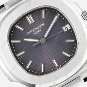 Patek Philippe Nautilus 5711 40 mm Kahve Silikon Kordon Super Clone Ppf Factory Super Clone ETA Saat kırp kapak