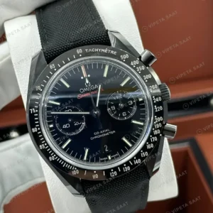 Omega 42 mm 310.30.42 Speedmaster Siyah Kadran Kordon Super Clone ETA Saat kırp kapak