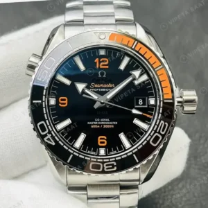 Omega 43.5 mm 215.30.44 Seamaster Planet Ocean Co Axial Master Super Clone Eta V2 Super Clone ETA Saat kırp kapak
